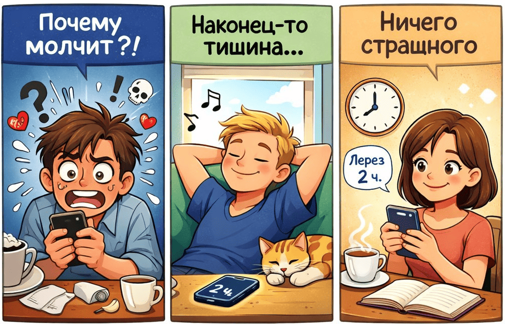 Рисунок 1 – Типы привязанности, которые проявляются в переписке